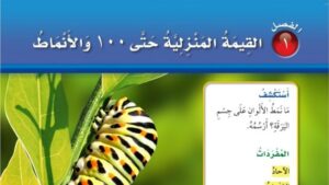 حل الفصل الاول القيمة المنزلية حتى 100 والانماط رياضيات ثاني ابتدائي ف1
