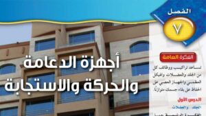 حل الفصل السابع اجهزة الدعامة والحركة والاستجابة علوم ثاني متوسط ف2
