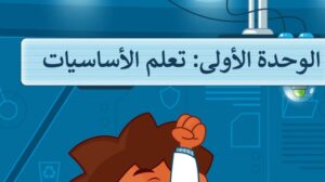 حل الوحدة الاولى تعلم الاساسيات مهارات رقمية رابع ابتدائي ف1 1448 هـ
