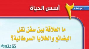حل الوحدة الثانية اسس الحياة علوم ثالث متوسط ف1 1448